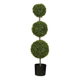 Mica Decorations Boxwood Tree Green Waterproof & Uv Resistant - H120 x D30cm